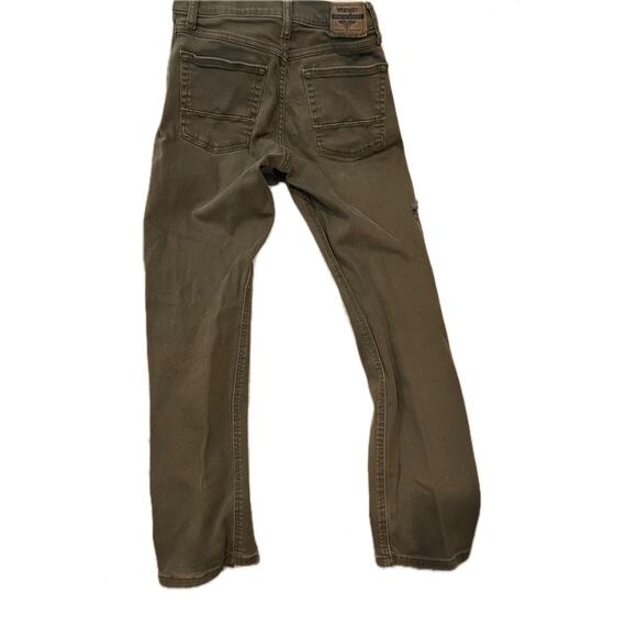 Wrangler Slim Straight Distressed Black Jeans Mens 27x28 - Picture 2 of 6